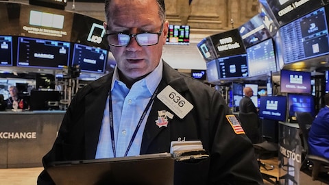 Un courtier à Wall Street.