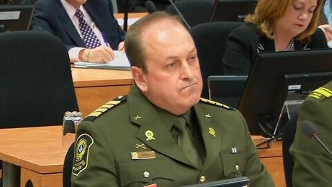L'inspecteur-chef et directeur des enquêtes criminelles de la Sûreté du Québec (SQ), André Goulet L'inspecteur-chef et directeur des enquêtes criminelles de la Sûreté du Québec (SQ), André Goulet
