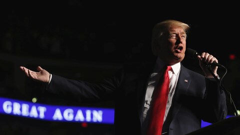 Donald Trump lors d'un rassemblement en Pennsylvanie, le 16 décembre 2016. Donald Trump lors d'un rassemblement en Pennsylvanie, le 16 décembre 2016.