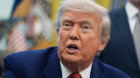 Portrait de Donald Trump.