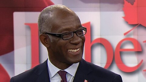 Le député libéral du PLC dans Bourassa, Emmanuel Dubourg Le député libéral du PLC dans Bourassa, Emmanuel Dubourg