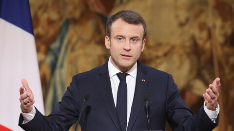 Le président français Emmanuel Macron.