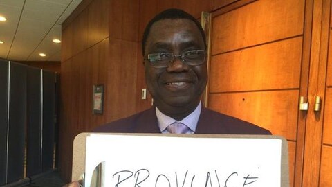 Gaston Mabaya, directeur de l’ACFO-LS, sur une photo d'octobre 2015 Gaston Mabaya, directeur de l’ACFO-LS, sur une photo d'octobre 2015
