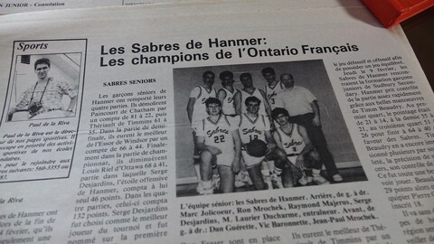 Un article d'un journal