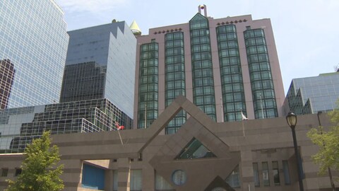 A photo of Hotel Novotel in North York, where the City of Toronto is planning to house 600 refugees and refugee claimants starting next month. According to a city news release, current demand for spaces is similar to the surge of new refugee arrivals experienced by Toronto's shelter system in 2018 and 2019. 