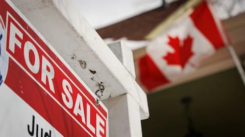 A home for sale in Toronto. After peaking at more than $816,000 in February 2022, the average selling price of a Canadian home has fallen for two months in a row. (Evan Mitsui/CBC)