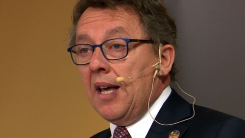 Le candidat libéral Jean D'Amour. Le candidat libéral Jean D'Amour.