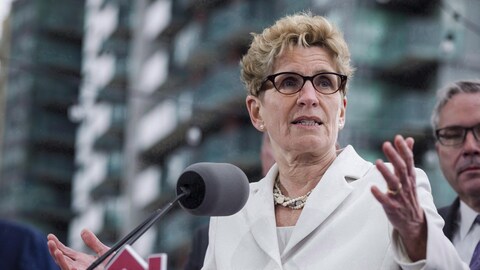 La première ministre ontarienne Kathleen Wynne La première ministre ontarienne Kathleen Wynne