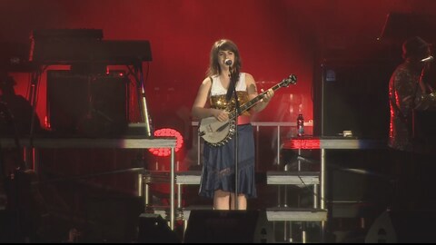 Lisa LeBlanc lors de la soirée Acadie Rock Lisa LeBlanc lors de la soirée Acadie Rock