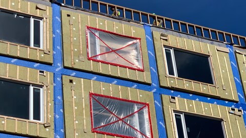 Un logement en construction.