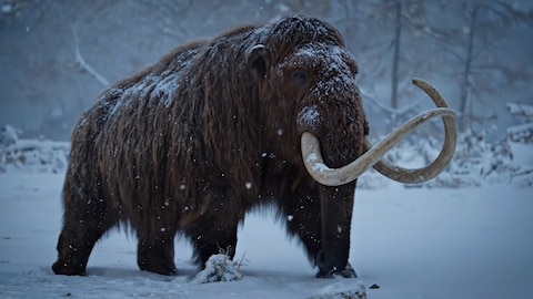 Colossal Biosciences Illustration d'un mamouth.