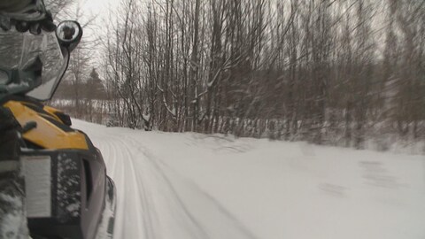 Sentier de motoneige.