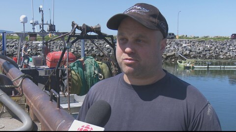 Le président de l'Association des pêcheurs de crevettes de Matane, Nicolas Chouinard. Le président de l'Association des pêcheurs de crevettes de Matane, Nicolas Chouinard.