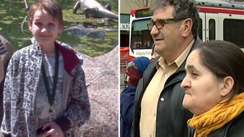 Le jeune Alex Radita à gauche et ses parents Emil et Rodica Radita à droite. 