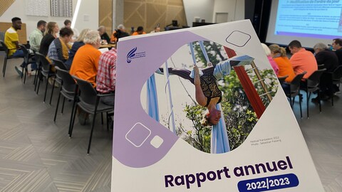 Le rapport annuel de l'année financière 2022-2023 du Conseil culturel fransaskois lors de l'assemblée générale annuelle de l'organisme, le 28 septembre 2023.