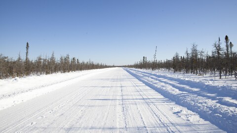 Route enneigée 