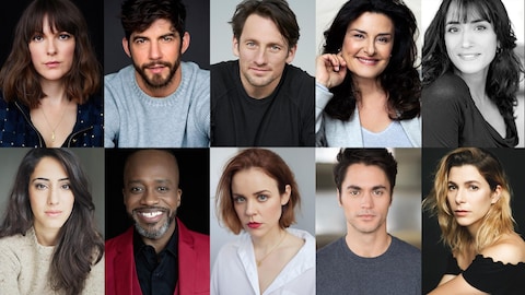 Photo réunissant les portraits de 10 acteurs et actrices. 