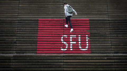 Le campus de SFU. 