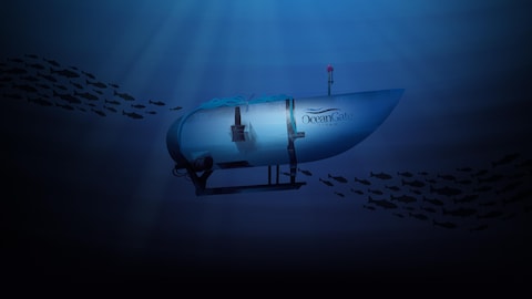 Le submersible Titan a implosé au fond de l’océan le 18 juin 2023.