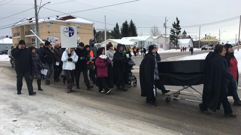 Environ 200 personnes ont manifesté à Forestville. Environ 200 personnes ont manifesté à Forestville.