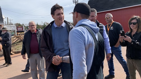 Prime Minister Justin Trudeau is in Stanley Bridge, Prince Edward Island to view the damage from Storm Fiona and meet with community members.