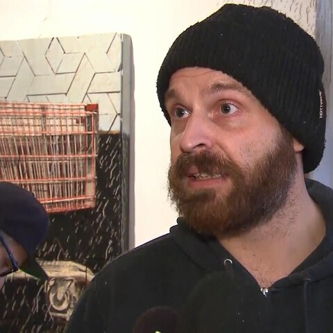 Marc Gosselin n'a pas caché son désarroi après que son commerce a été vandalisé. Marc Gosselin n'a pas caché son désarroi après que son commerce a été vandalisé.