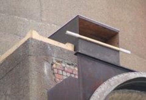 Un nichoir de faucon pèlerin. Un nichoir de faucon pèlerin.