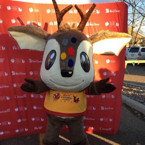 Waskasso, la mascotte des Jeux du Canada Red Deer 2019 Waskasso, la mascotte des Jeux du Canada Red Deer 2019