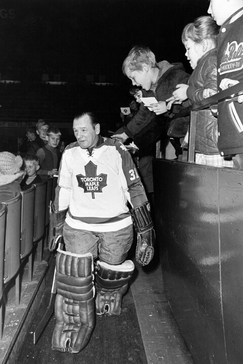 Johnny Bower. Johnny Bower.