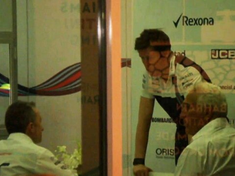 Paddy Lowe, Lance Stroll et Lawrence Stroll Paddy Lowe, Lance Stroll et Lawrence Stroll