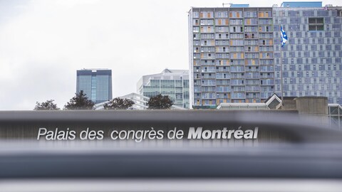 Le Palais des congrès de Montréal.