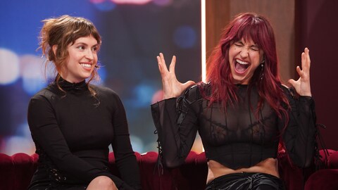 Claudia Bouvette et Éléonore Lagacé sont côte à côte.