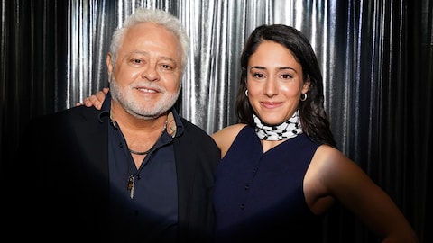 Manuel Tadros et Nathalie Doummar regardent devant eux.