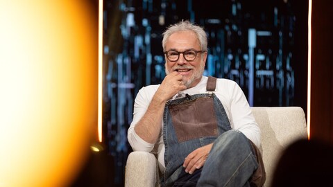 Christian Bégin sur le plateau de Bonsoir bonsoir!