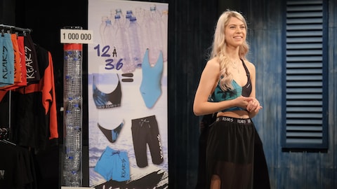 Rose Guillemette propose des produits de mode fabriqués à partir de matières recyclées aux dragons.