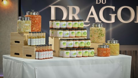 Des sauces piquantes, de la choucroute et du kimchi présentés à l'émission Dans l'oeil du dragon.