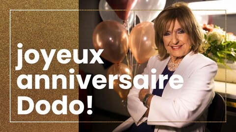 Dominique Michel a la fête en son honneur à en direct de l'univers.
