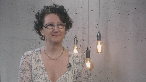 La directrice de l'École Florence Fourcaudot, Julie Morin.