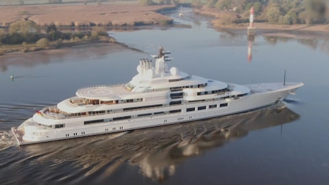 Magnifique yacht ultra luxueux d'un oligarque russe.