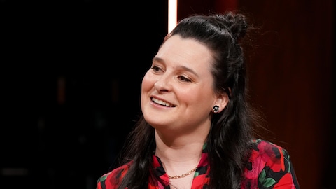 Rosalie Taillefer-Simard sur le plateau de Bonsoir bonsoir!