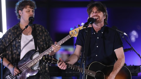  Vincent Vallières sur le plateau de Bonsoir bonsoir!