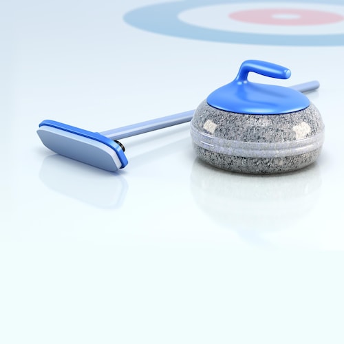 Un jeu de curling