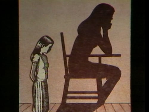 Illustration d'une mère célibataire et de son enfant en 1980.