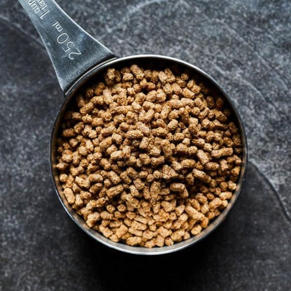 Une dosette avec des céréales de psyllium.