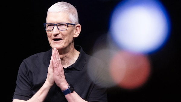 Le PDG d'Apple, Tim Cook, le 9 septembre 2025.