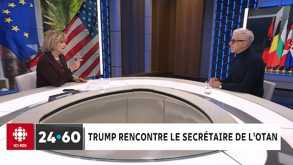 Donald Trump rencontre le secrétaire de l'OTAN.