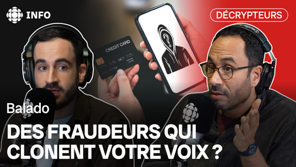 Nicholas De Rosa parle des rumeurs autour de fraudes qui utiliseraient l'IA pour cloner la voix de la personne qui dit oui allo.
