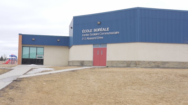 L'école francophone Boréale à Fort McMurray en avril 2024.