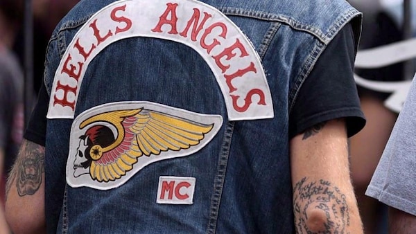 Des membres du groupe de motards Hells Angels.