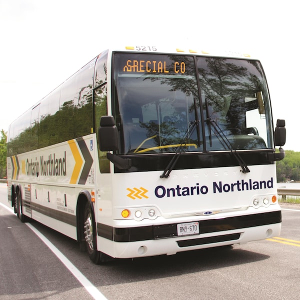 Un autocar d'Ontario Northland.